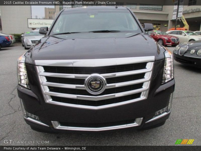 Majestic Plum Metallic / Shale/Cocoa 2015 Cadillac Escalade Premium 4WD