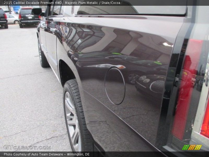 Majestic Plum Metallic / Shale/Cocoa 2015 Cadillac Escalade Premium 4WD