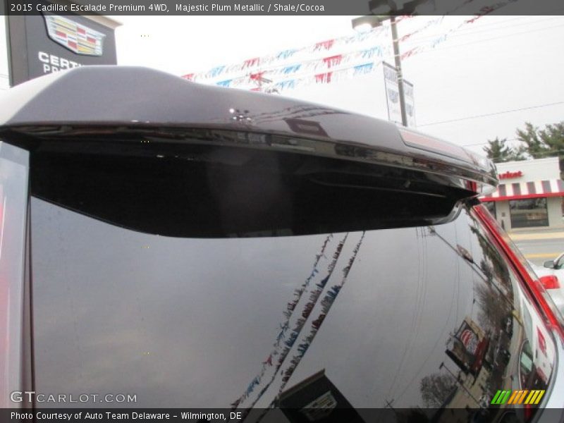 Majestic Plum Metallic / Shale/Cocoa 2015 Cadillac Escalade Premium 4WD