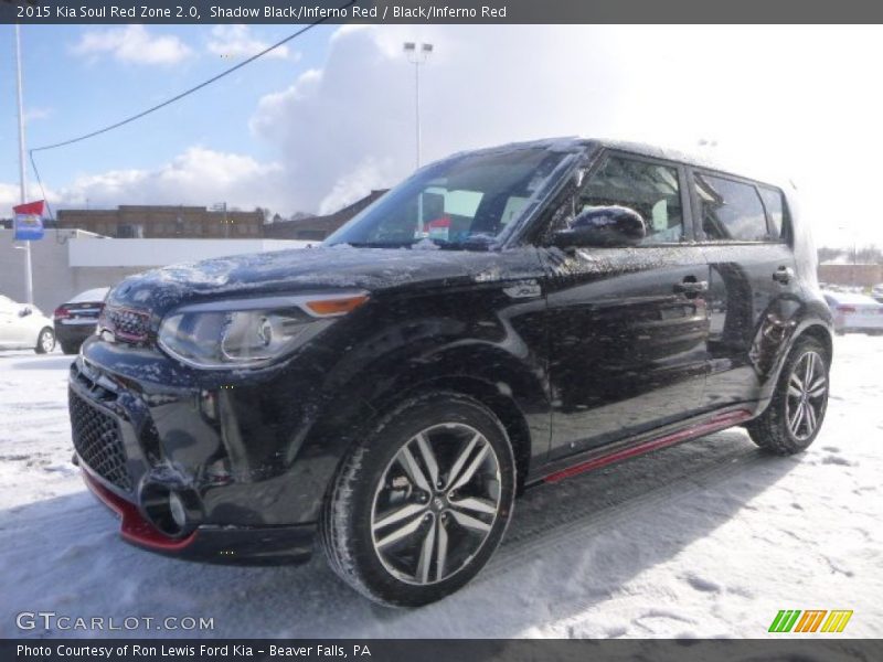 Shadow Black/Inferno Red / Black/Inferno Red 2015 Kia Soul Red Zone 2.0