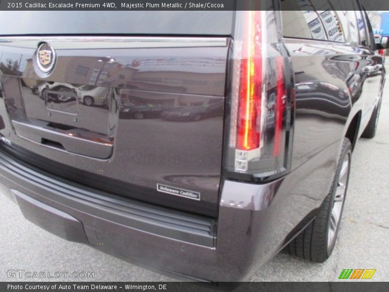 Majestic Plum Metallic / Shale/Cocoa 2015 Cadillac Escalade Premium 4WD