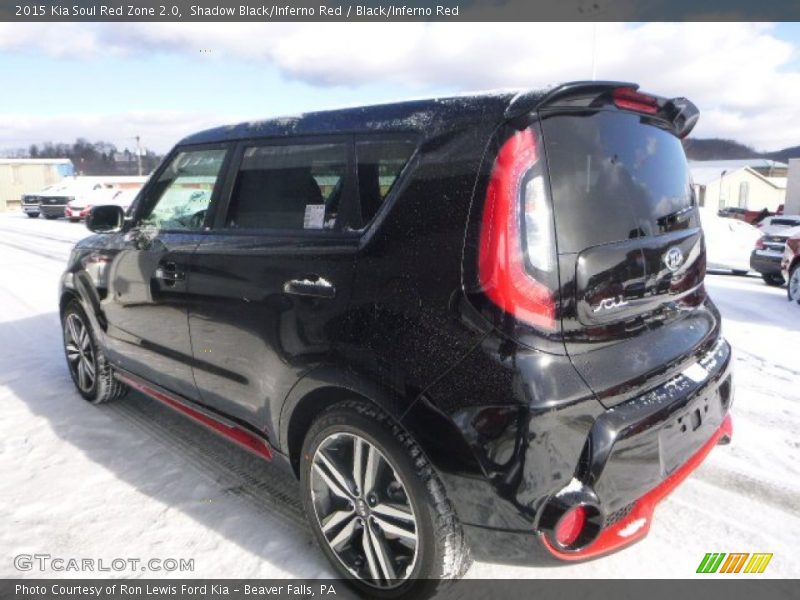 Shadow Black/Inferno Red / Black/Inferno Red 2015 Kia Soul Red Zone 2.0