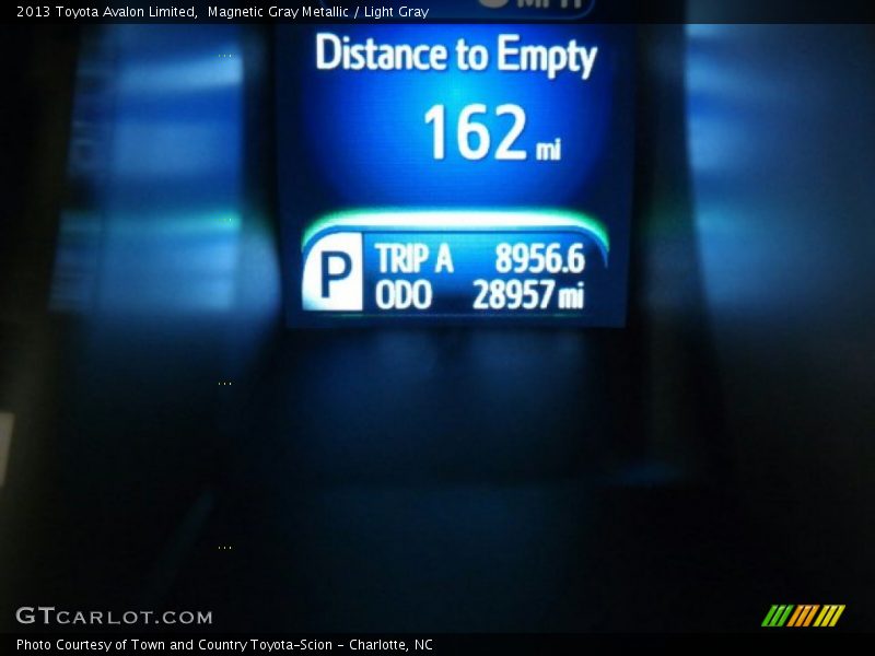 Magnetic Gray Metallic / Light Gray 2013 Toyota Avalon Limited