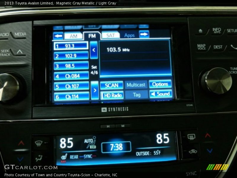 Magnetic Gray Metallic / Light Gray 2013 Toyota Avalon Limited