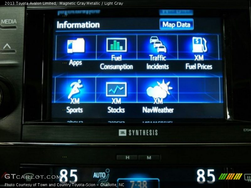 Magnetic Gray Metallic / Light Gray 2013 Toyota Avalon Limited