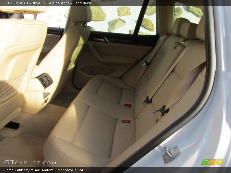 Alpine White / Sand Beige 2015 BMW X3 xDrive28i