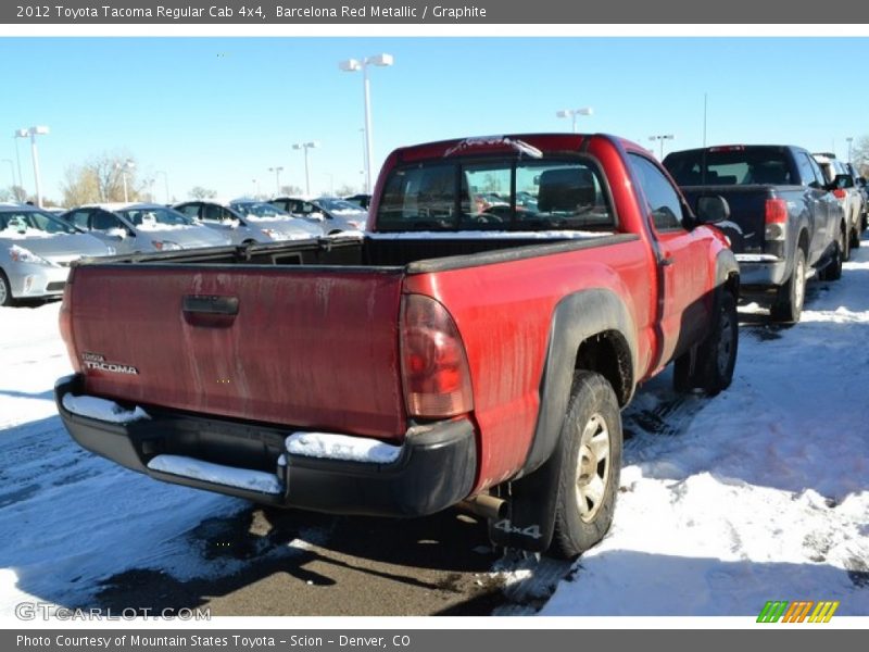 Barcelona Red Metallic / Graphite 2012 Toyota Tacoma Regular Cab 4x4