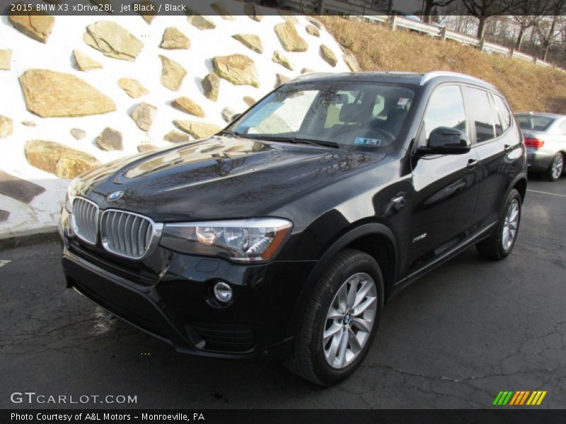 Jet Black / Black 2015 BMW X3 xDrive28i