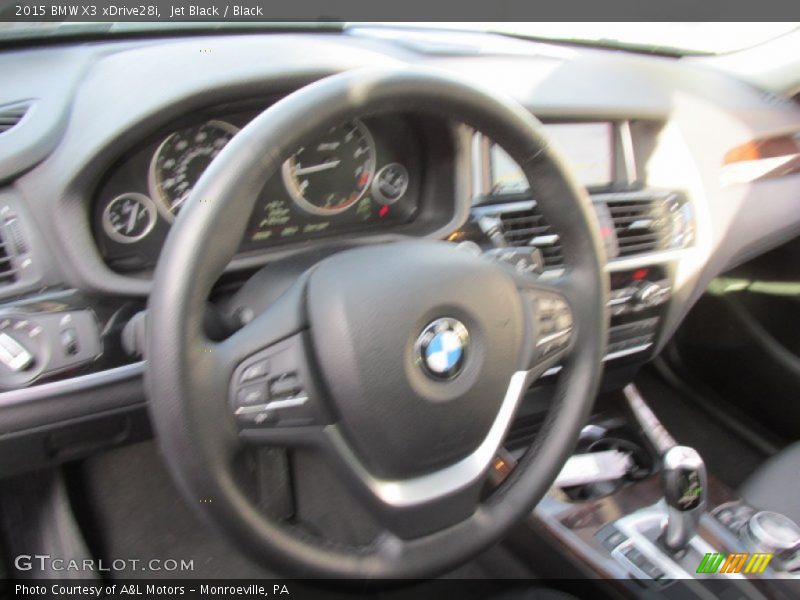 Jet Black / Black 2015 BMW X3 xDrive28i