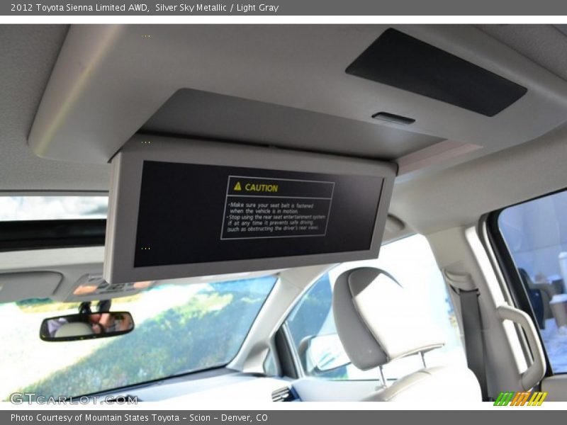 Silver Sky Metallic / Light Gray 2012 Toyota Sienna Limited AWD