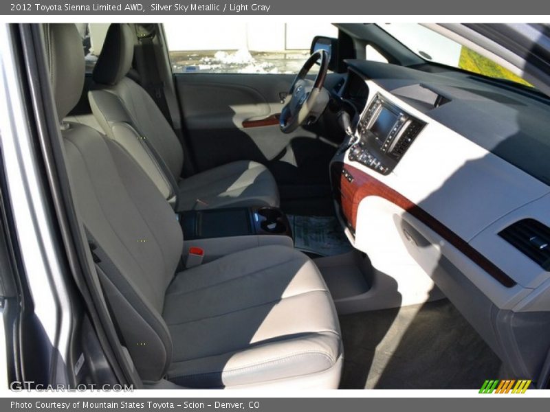 Silver Sky Metallic / Light Gray 2012 Toyota Sienna Limited AWD