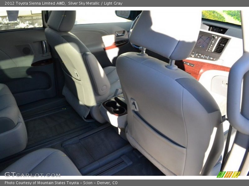 Silver Sky Metallic / Light Gray 2012 Toyota Sienna Limited AWD