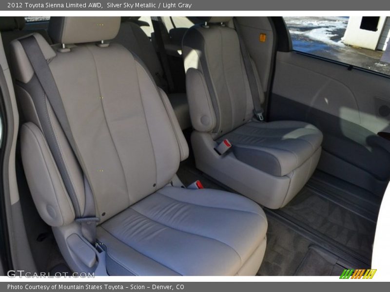 Silver Sky Metallic / Light Gray 2012 Toyota Sienna Limited AWD
