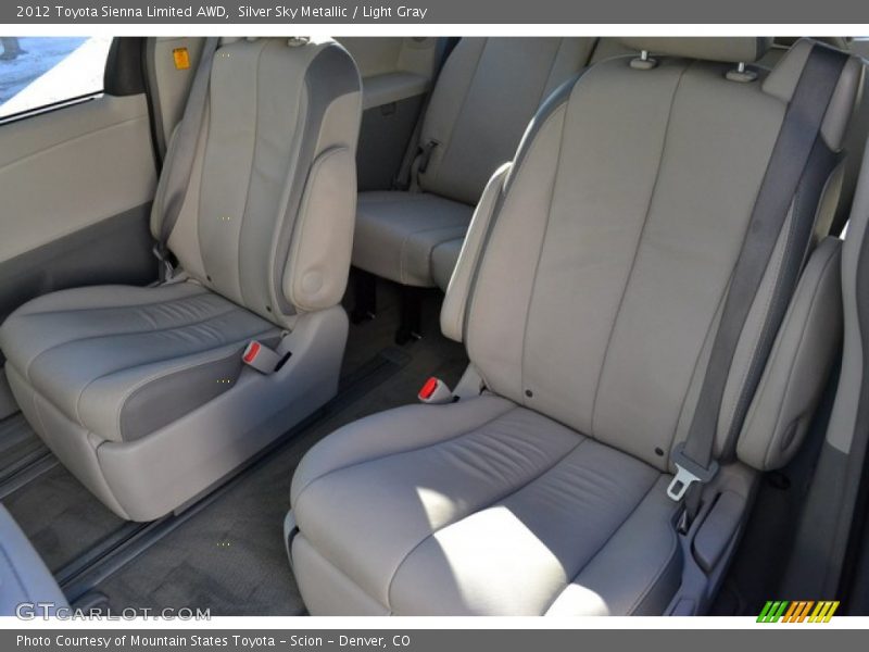 Silver Sky Metallic / Light Gray 2012 Toyota Sienna Limited AWD