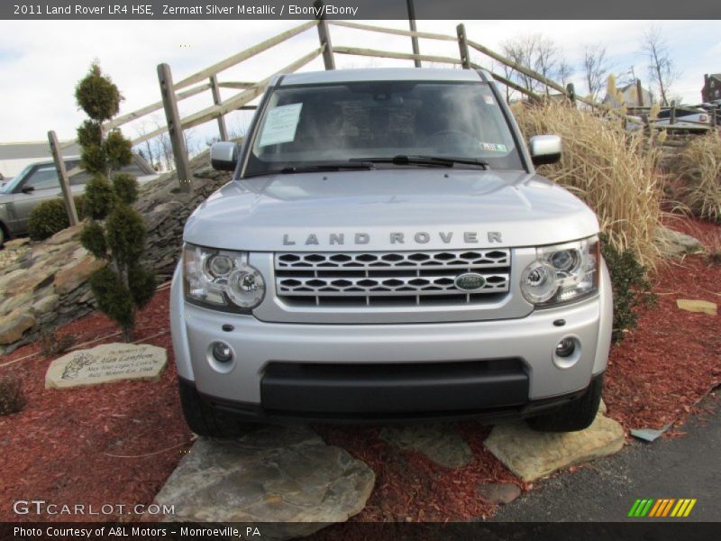 Zermatt Silver Metallic / Ebony/Ebony 2011 Land Rover LR4 HSE