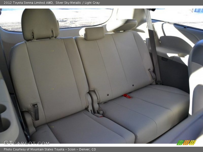 Silver Sky Metallic / Light Gray 2012 Toyota Sienna Limited AWD