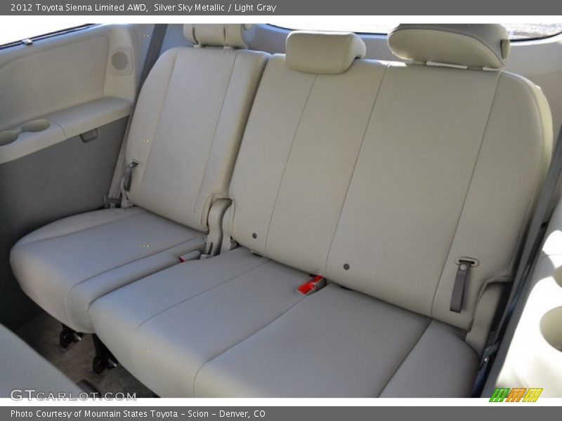 Silver Sky Metallic / Light Gray 2012 Toyota Sienna Limited AWD