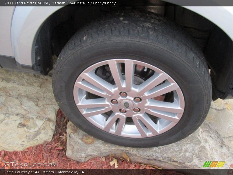 Zermatt Silver Metallic / Ebony/Ebony 2011 Land Rover LR4 HSE