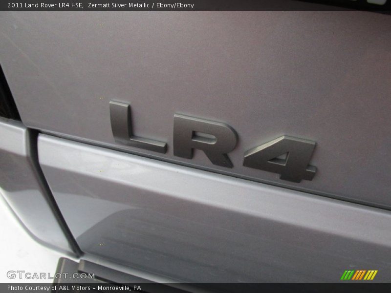 Zermatt Silver Metallic / Ebony/Ebony 2011 Land Rover LR4 HSE