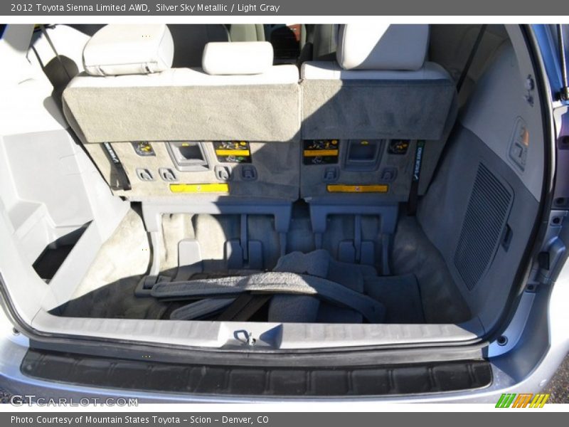 Silver Sky Metallic / Light Gray 2012 Toyota Sienna Limited AWD