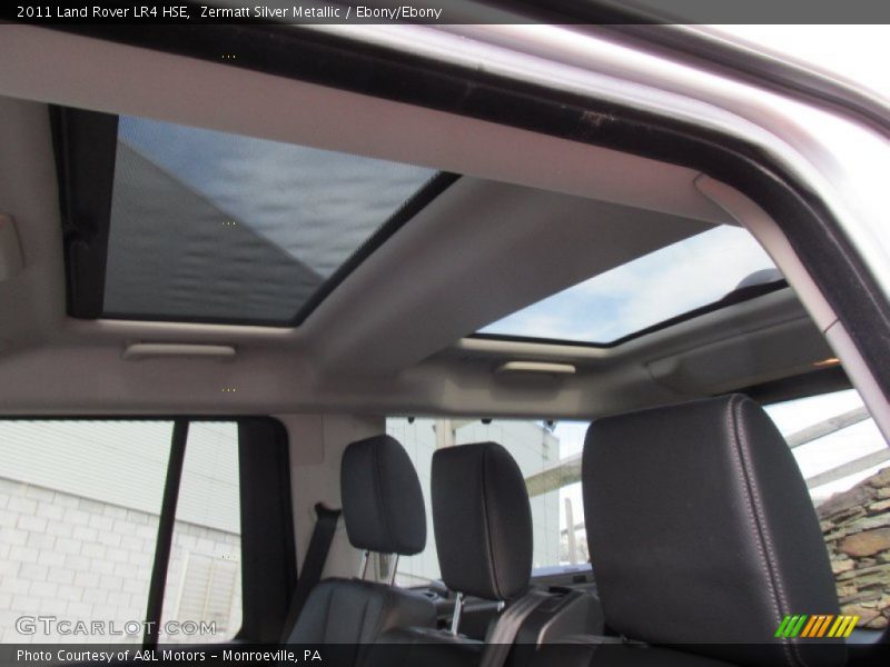 Zermatt Silver Metallic / Ebony/Ebony 2011 Land Rover LR4 HSE