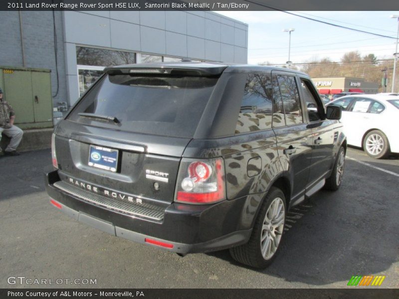 Santorini Black Metallic / Tan/Ebony 2011 Land Rover Range Rover Sport HSE LUX