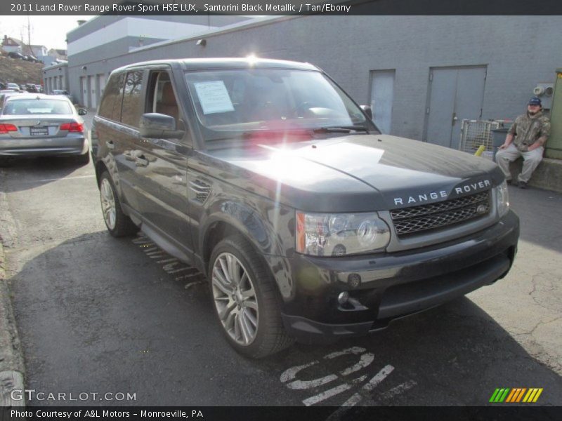 Santorini Black Metallic / Tan/Ebony 2011 Land Rover Range Rover Sport HSE LUX