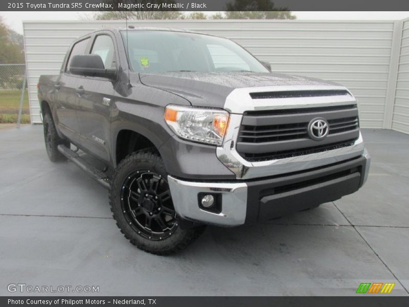 Magnetic Gray Metallic / Black 2015 Toyota Tundra SR5 CrewMax