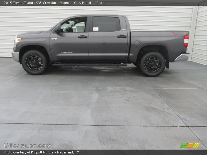 Magnetic Gray Metallic / Black 2015 Toyota Tundra SR5 CrewMax
