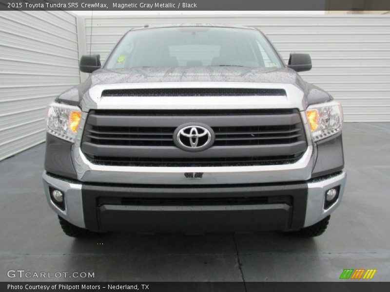 Magnetic Gray Metallic / Black 2015 Toyota Tundra SR5 CrewMax