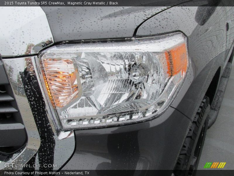 Magnetic Gray Metallic / Black 2015 Toyota Tundra SR5 CrewMax