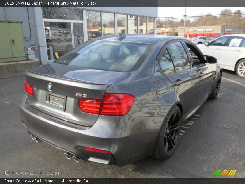 Mineral Grey Metallic / Black 2015 BMW M3 Sedan