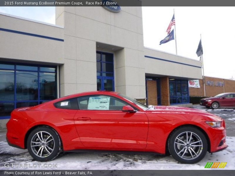 Race Red / Ebony 2015 Ford Mustang EcoBoost Premium Coupe