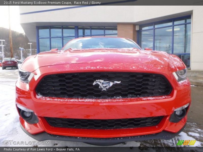 Race Red / Ebony 2015 Ford Mustang EcoBoost Premium Coupe