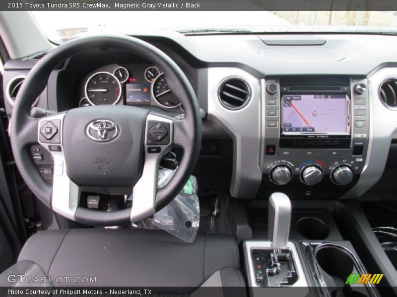 Magnetic Gray Metallic / Black 2015 Toyota Tundra SR5 CrewMax
