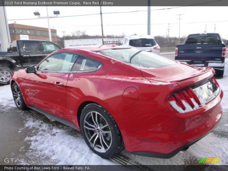 Race Red / Ebony 2015 Ford Mustang EcoBoost Premium Coupe