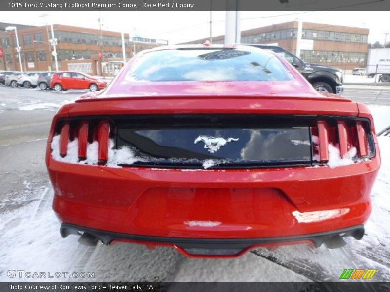 Race Red / Ebony 2015 Ford Mustang EcoBoost Premium Coupe
