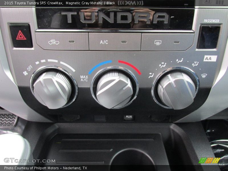 Magnetic Gray Metallic / Black 2015 Toyota Tundra SR5 CrewMax