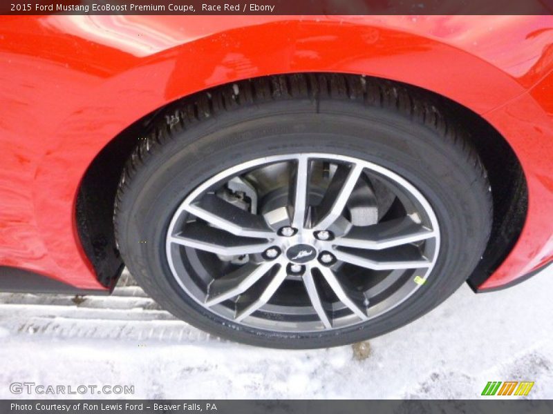 Race Red / Ebony 2015 Ford Mustang EcoBoost Premium Coupe