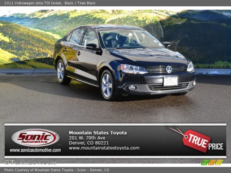 Black / Titan Black 2011 Volkswagen Jetta TDI Sedan