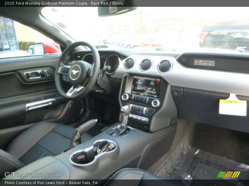 Race Red / Ebony 2015 Ford Mustang EcoBoost Premium Coupe
