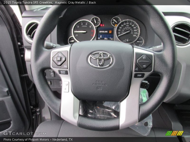 Magnetic Gray Metallic / Black 2015 Toyota Tundra SR5 CrewMax