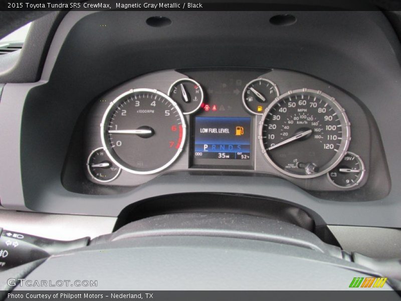 Magnetic Gray Metallic / Black 2015 Toyota Tundra SR5 CrewMax