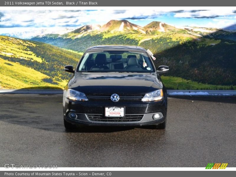 Black / Titan Black 2011 Volkswagen Jetta TDI Sedan