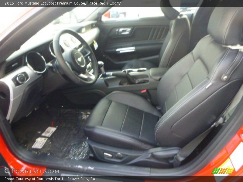 Race Red / Ebony 2015 Ford Mustang EcoBoost Premium Coupe