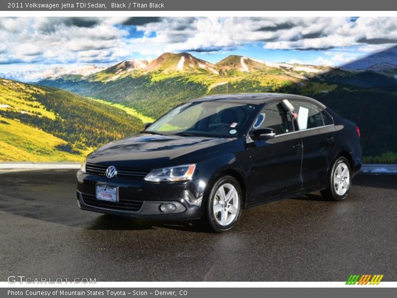 Black / Titan Black 2011 Volkswagen Jetta TDI Sedan