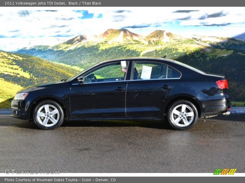 Black / Titan Black 2011 Volkswagen Jetta TDI Sedan