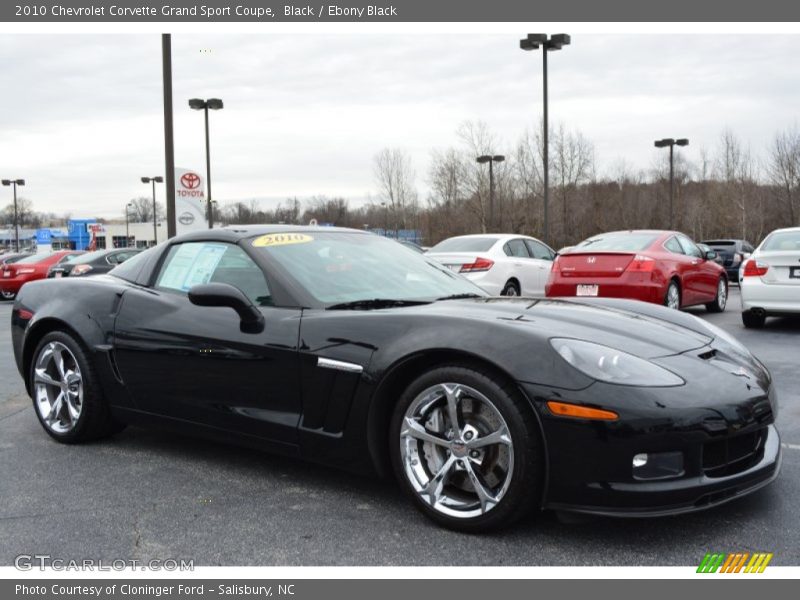 Black / Ebony Black 2010 Chevrolet Corvette Grand Sport Coupe