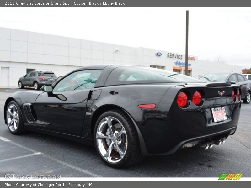 Black / Ebony Black 2010 Chevrolet Corvette Grand Sport Coupe