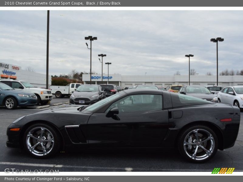 Black / Ebony Black 2010 Chevrolet Corvette Grand Sport Coupe